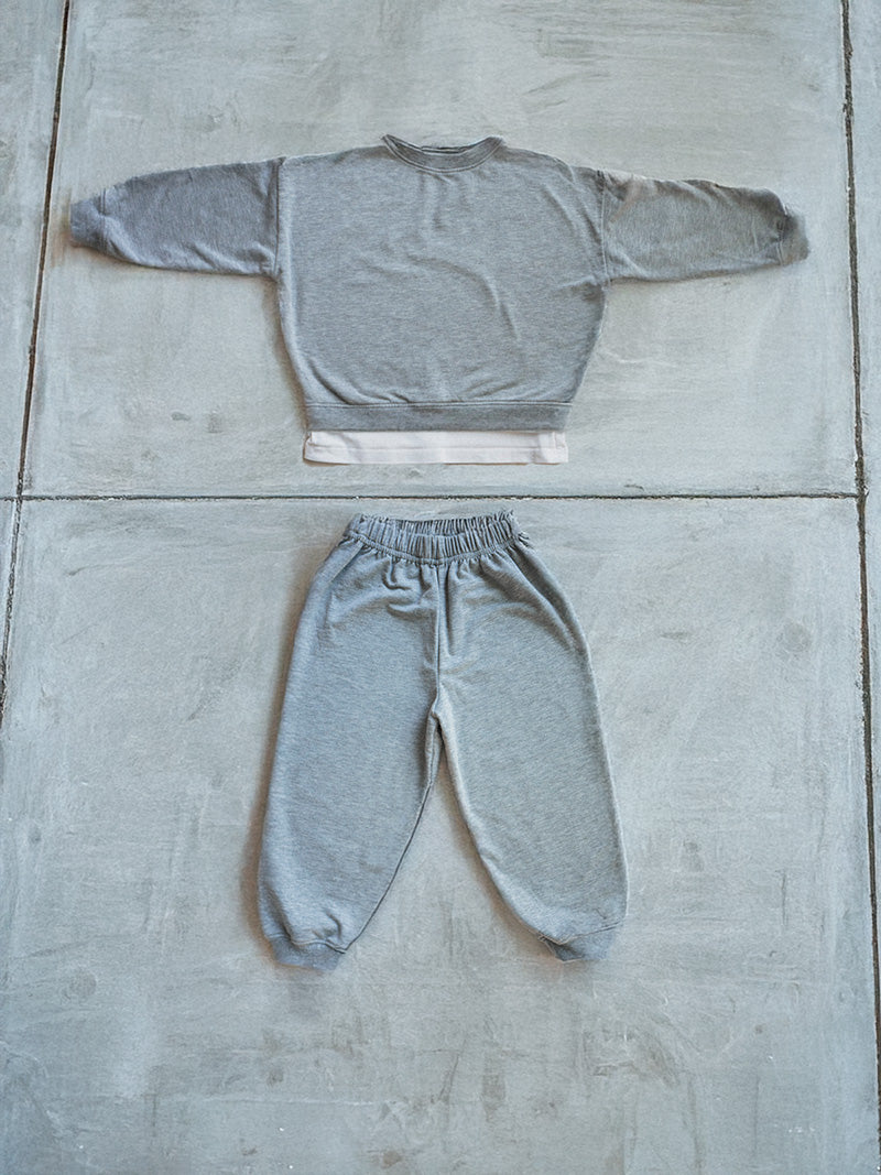 Every.Body Layered Sweatshirt Top Bottom Set