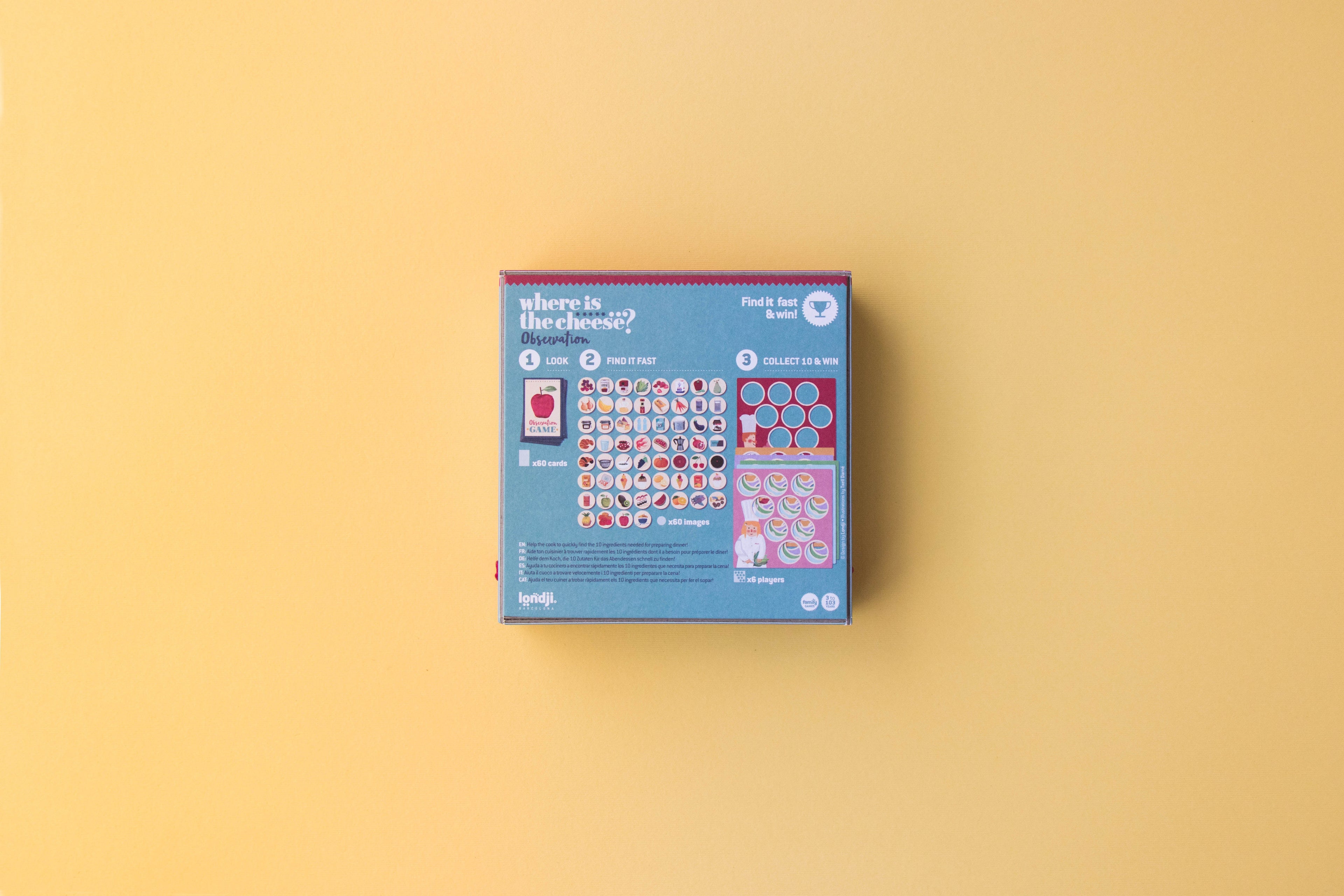 WHERE IS THE CHEESE? Pocket Board Game Londji