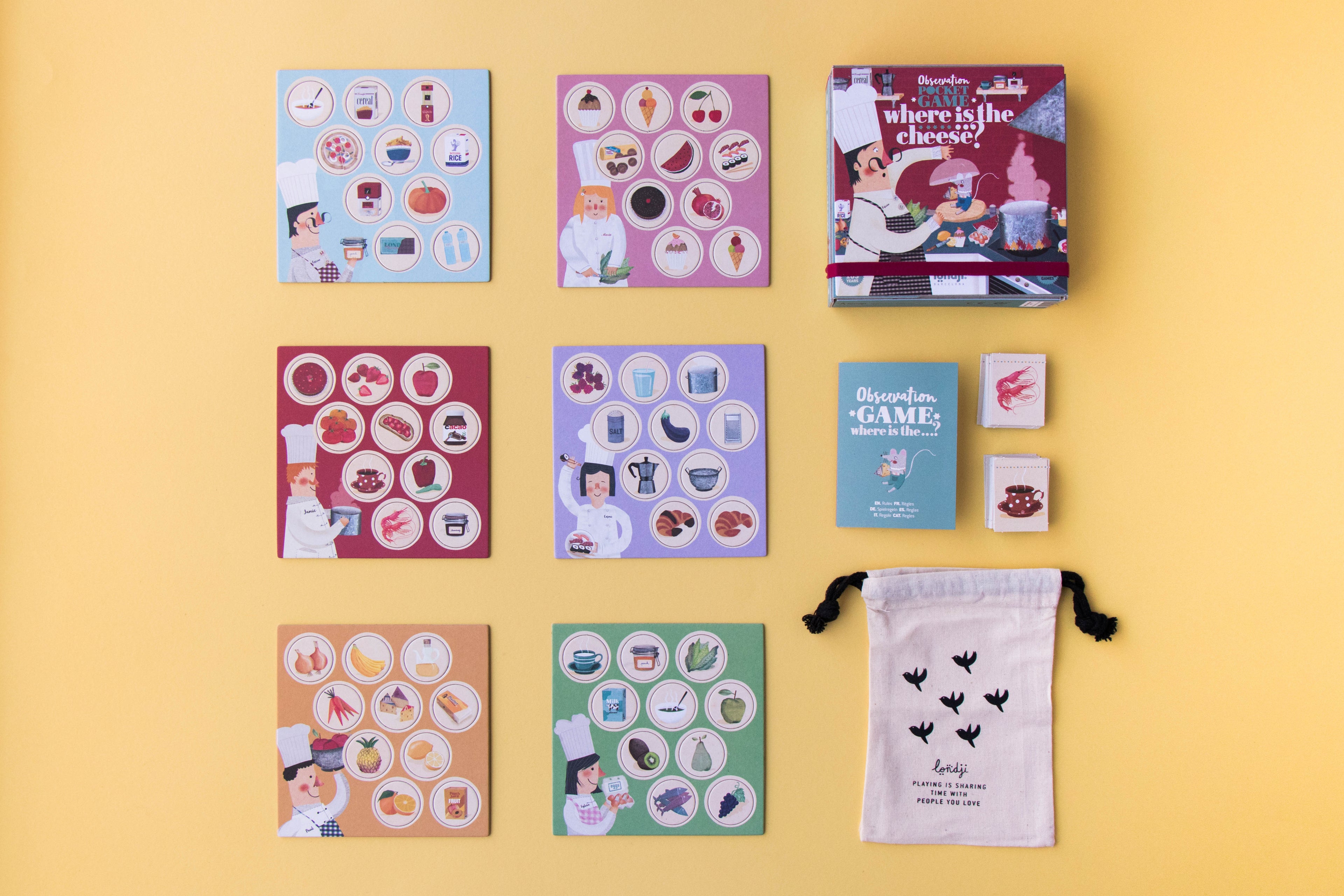 WHERE IS THE CHEESE? Pocket Board Game Londji