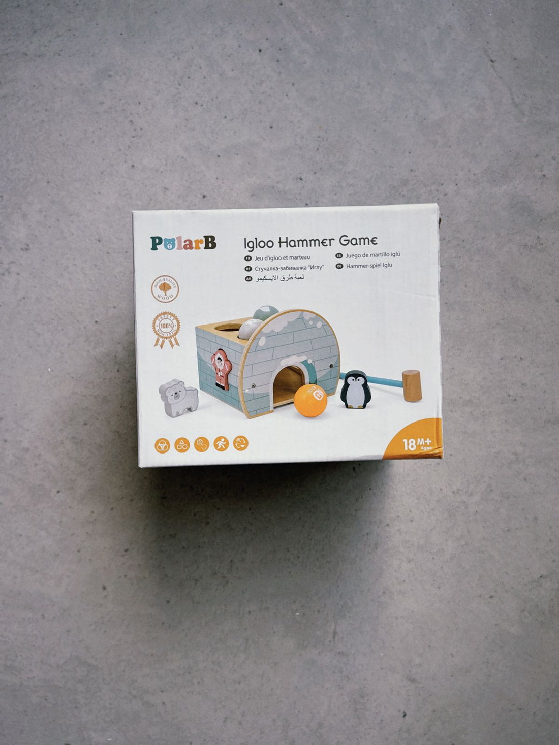 Igloo Hammer Wooden Game  (18M+)  - Wooden Toys  - Everybody Amsterdam