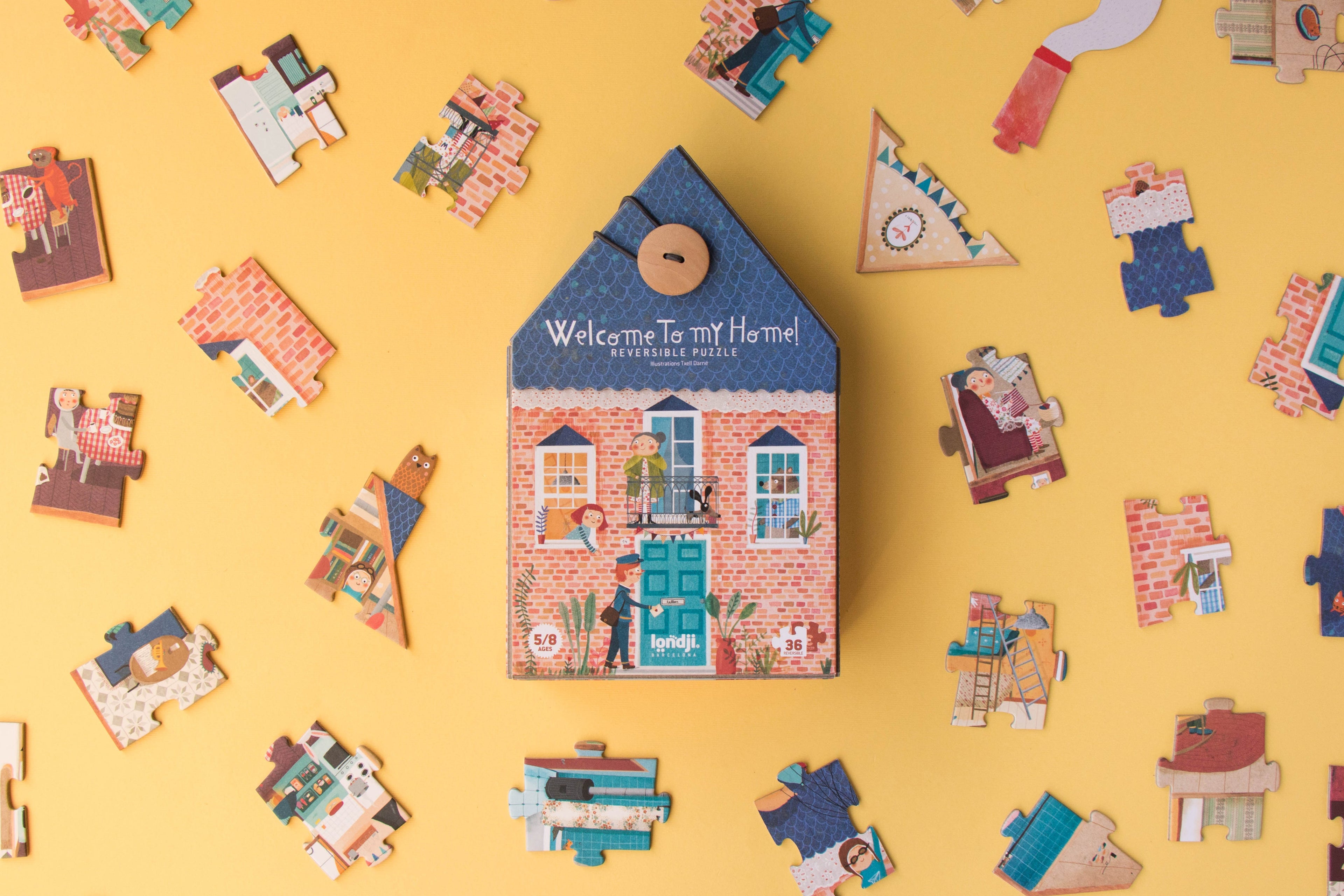 WELCOME TO MY HOME Puzzle Board Game Londji