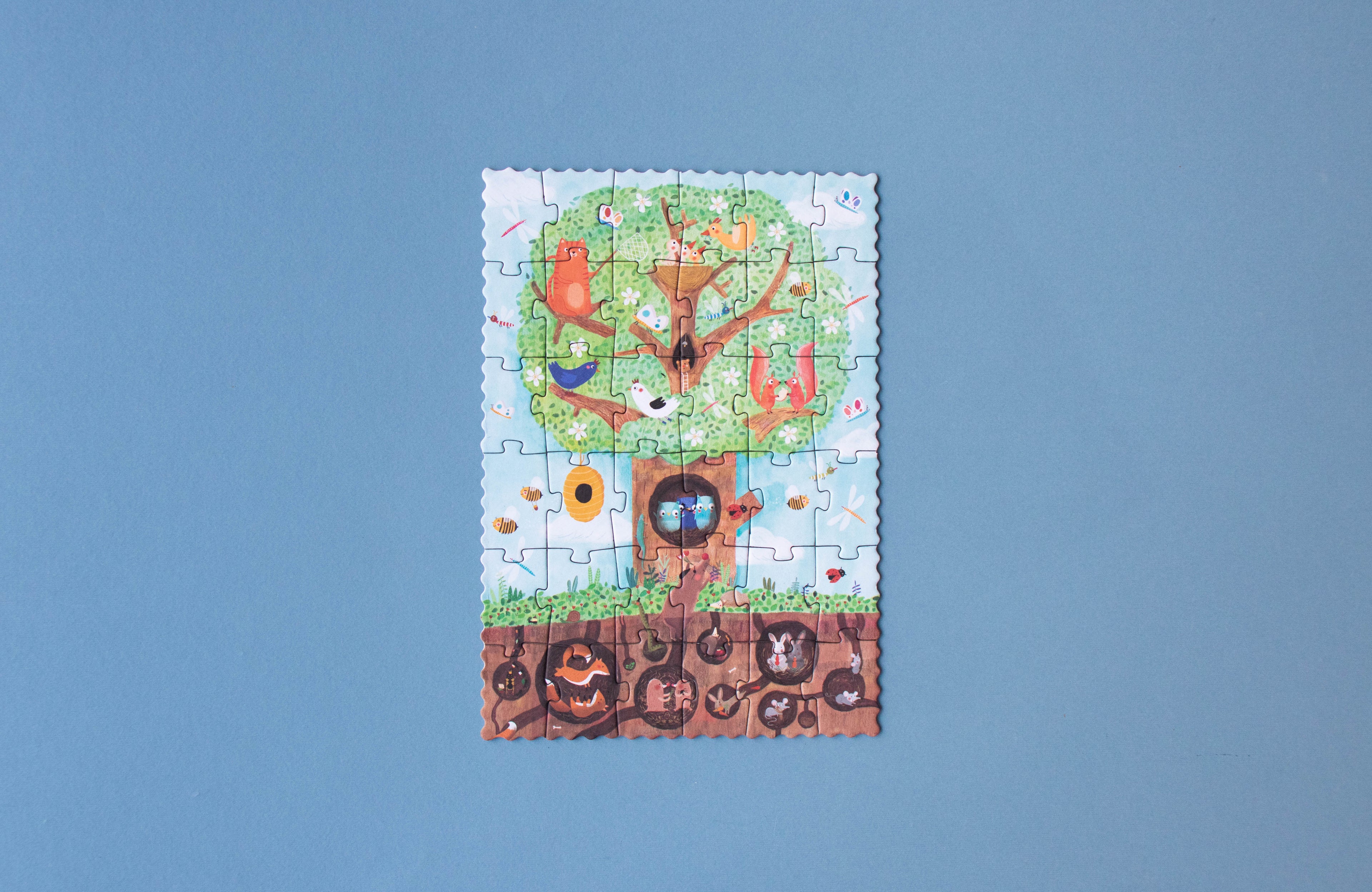 Tiny Puzzle - POMMIER Pocket Board Game Londji