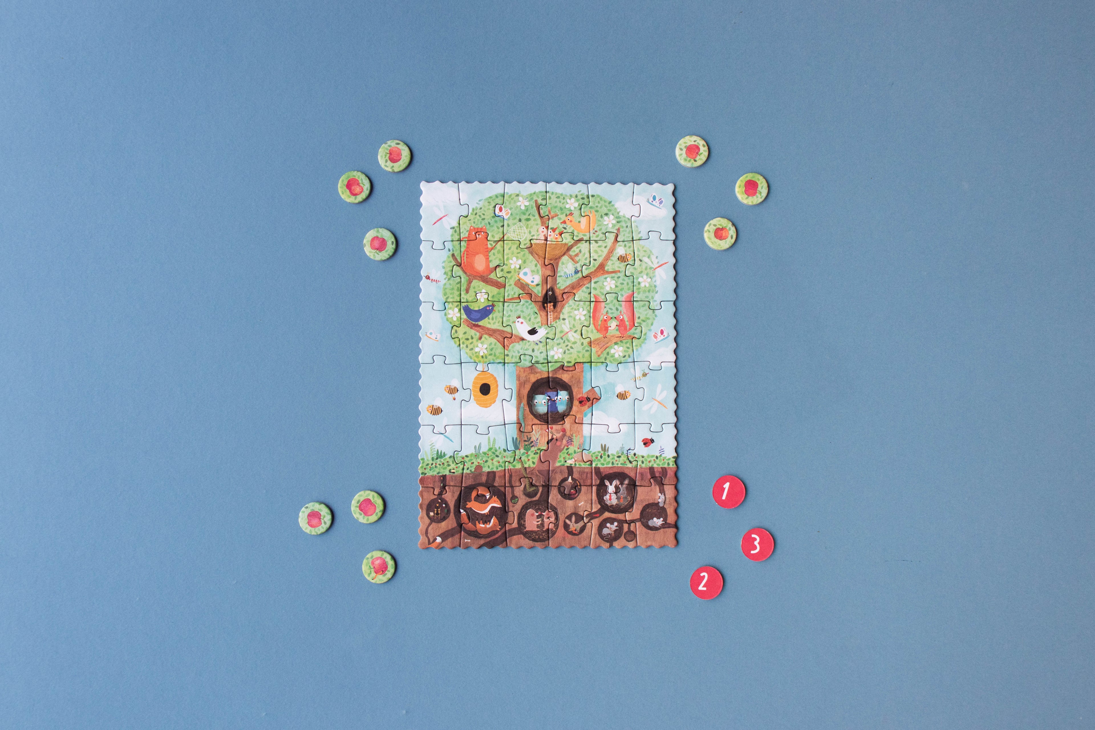 Tiny Puzzle - POMMIER Pocket Board Game Londji