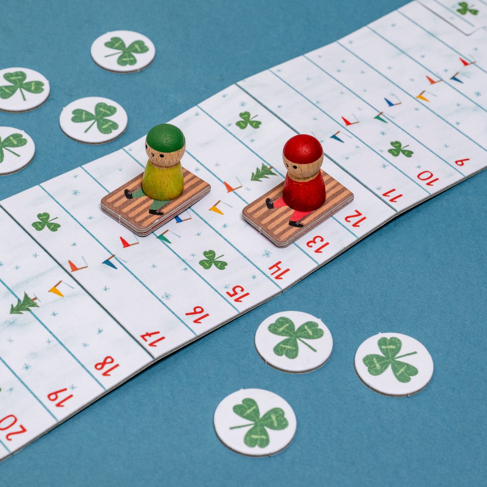 SNOW RACE Tiny Pocket Board Game