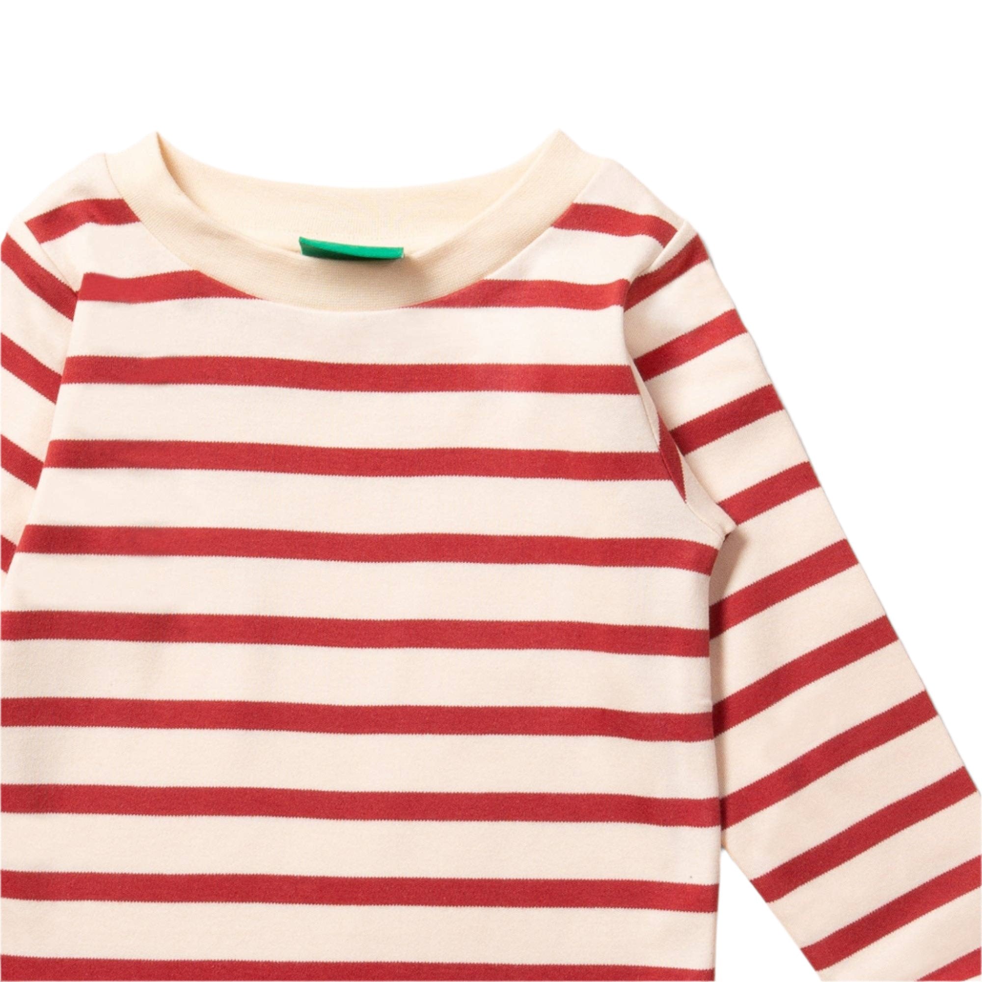 Stripes Forever Soft Red Long Sleeve T-Shirt - T-shirts & Long Sleeves - Everybody Amsterdam