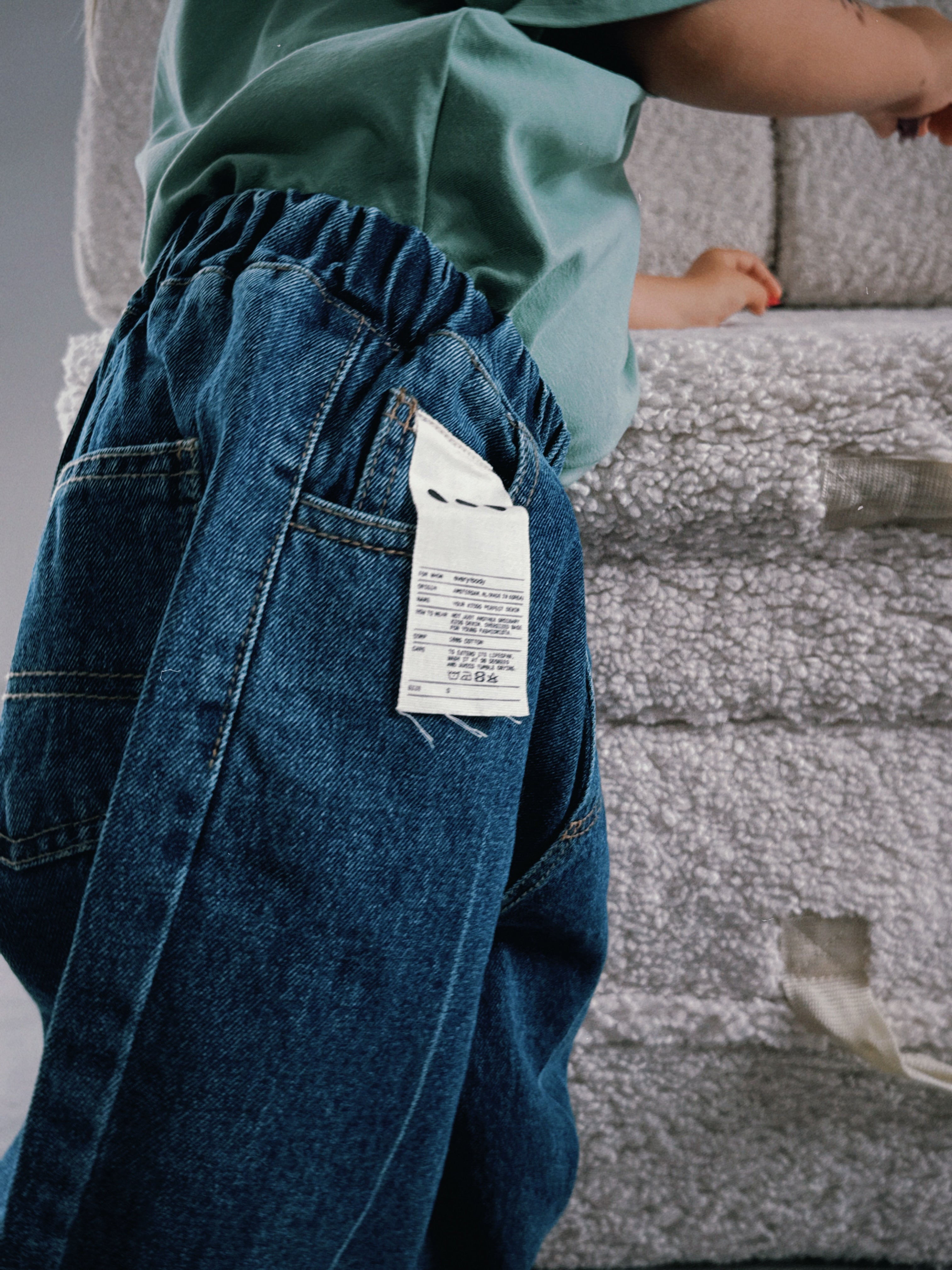 Oversized kids body t-shirt mint - Body t-shirt - Everybody Amsterdam