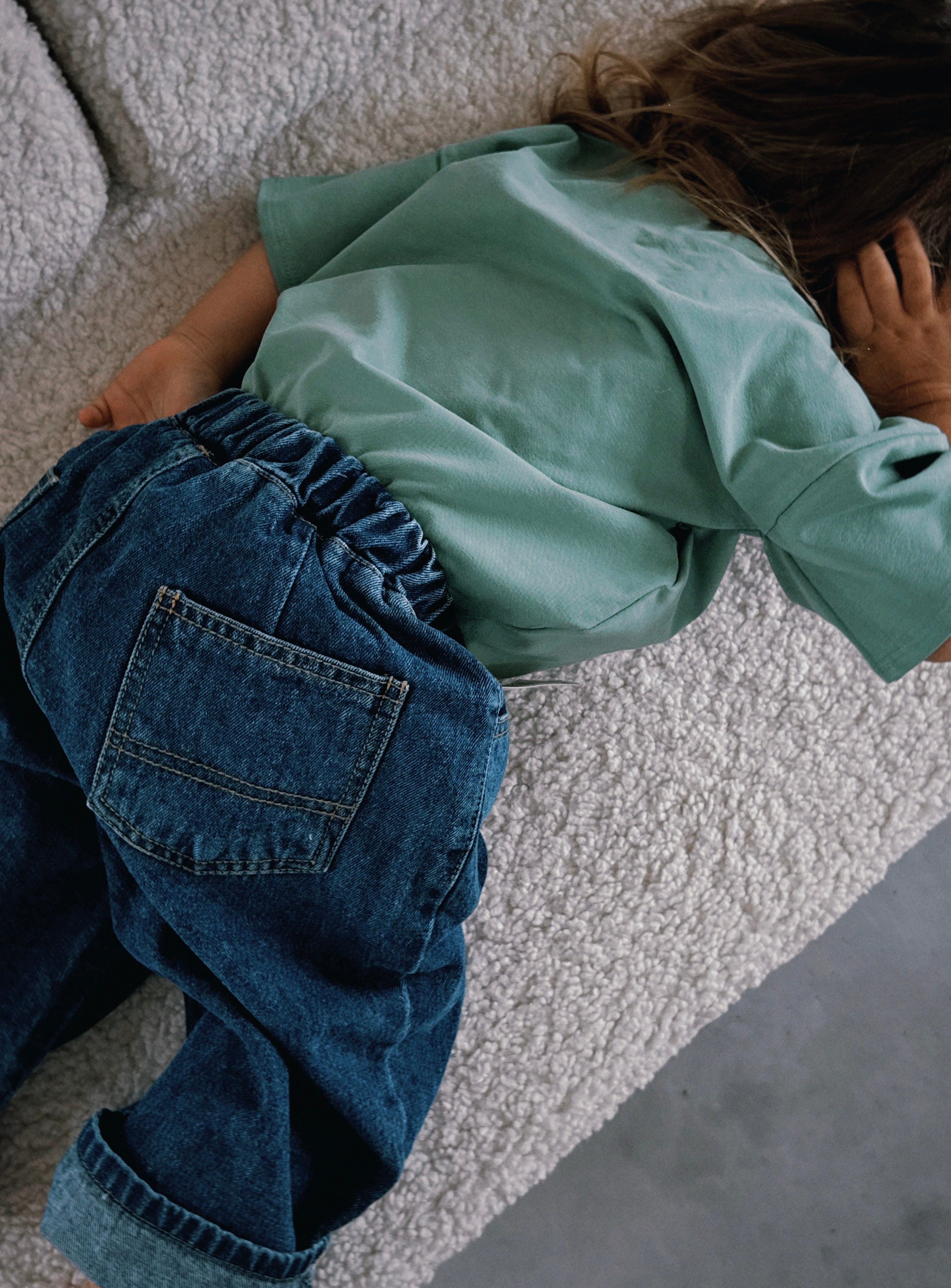 Oversized kids body t-shirt mint - Body t-shirt - Everybody Amsterdam