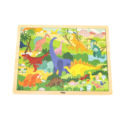 48 pcs Wooden Puzzle - Various (3Y+) - Everybody Amsterdam