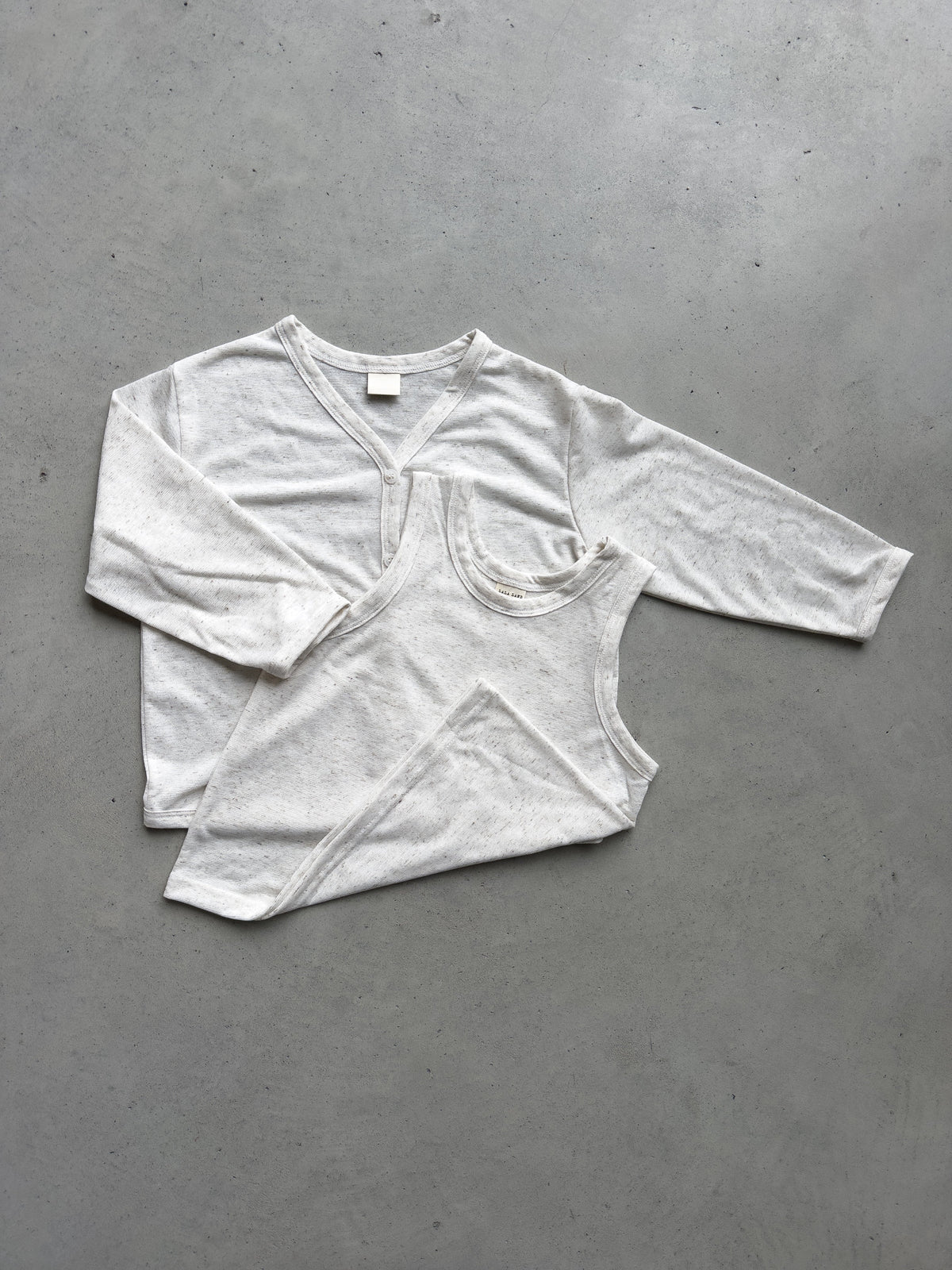 Twisted Cotton Cardigan + top set Every.body Selected