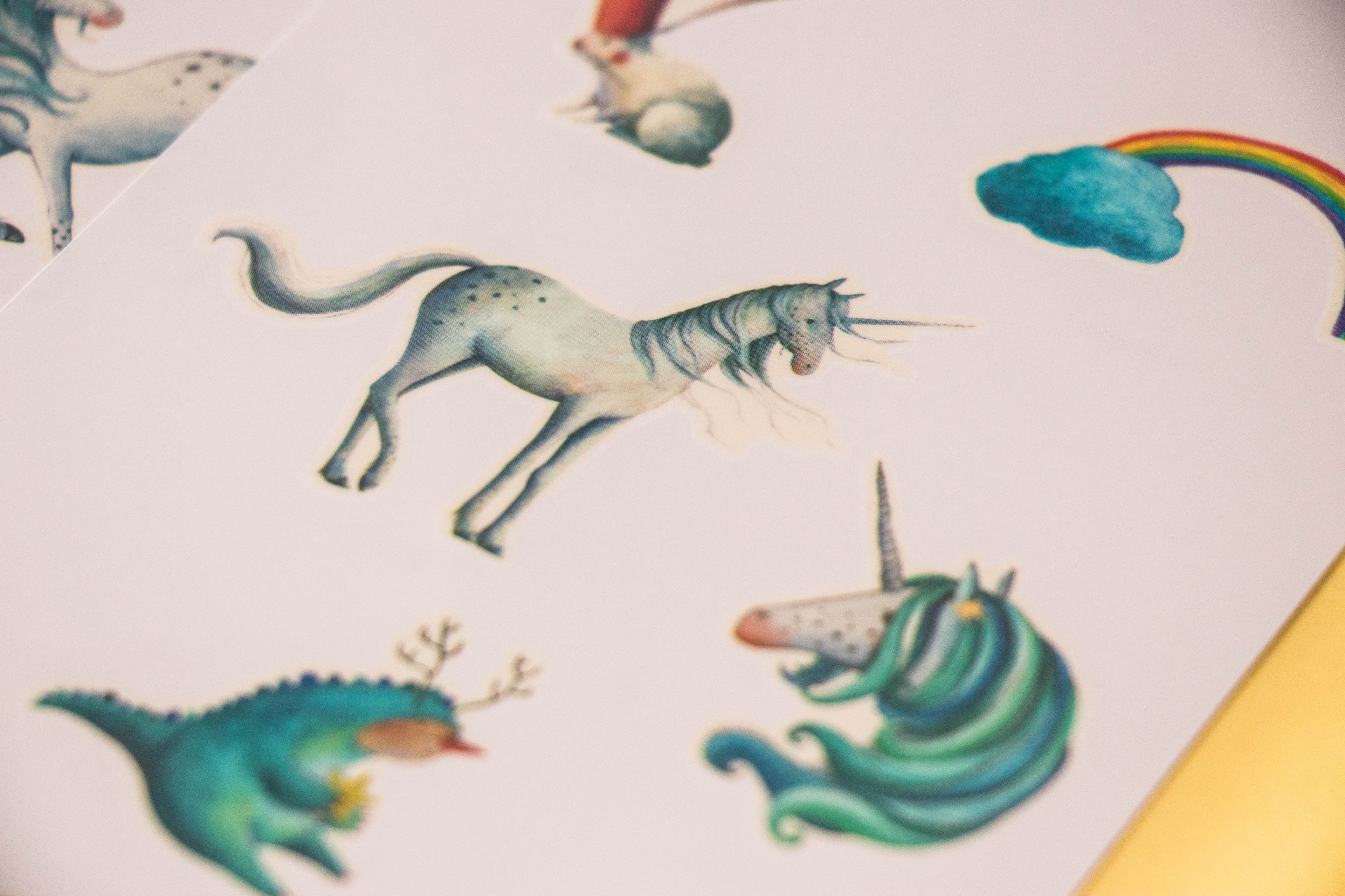 Tatouages Jungle • Jurassique • Licorne • Été