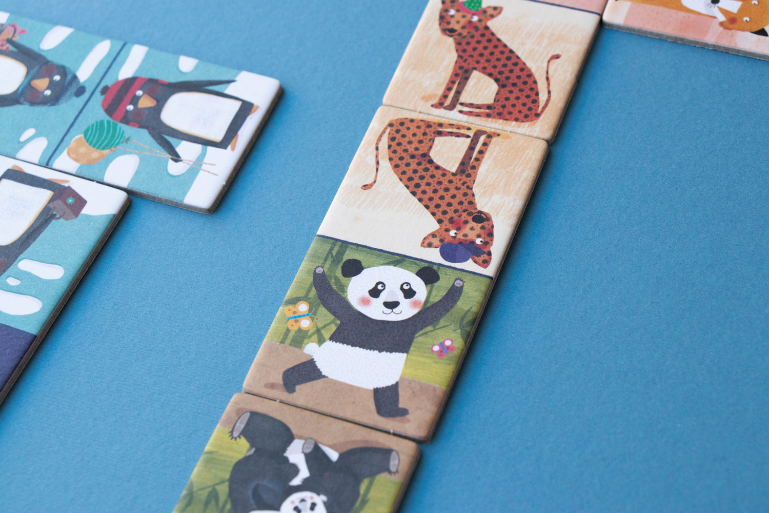 Penguins and Friends Domino Bordspel