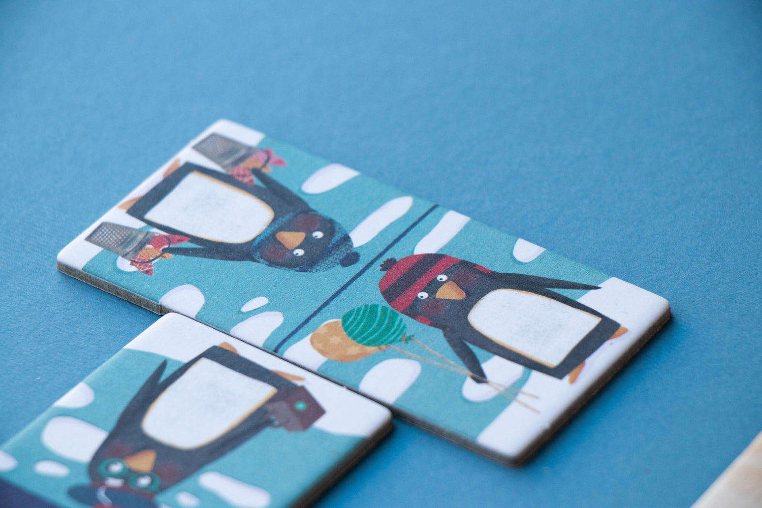 Penguins and Friends Domino Bordspel