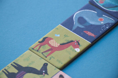 Penguins and Friends Domino Bordspel