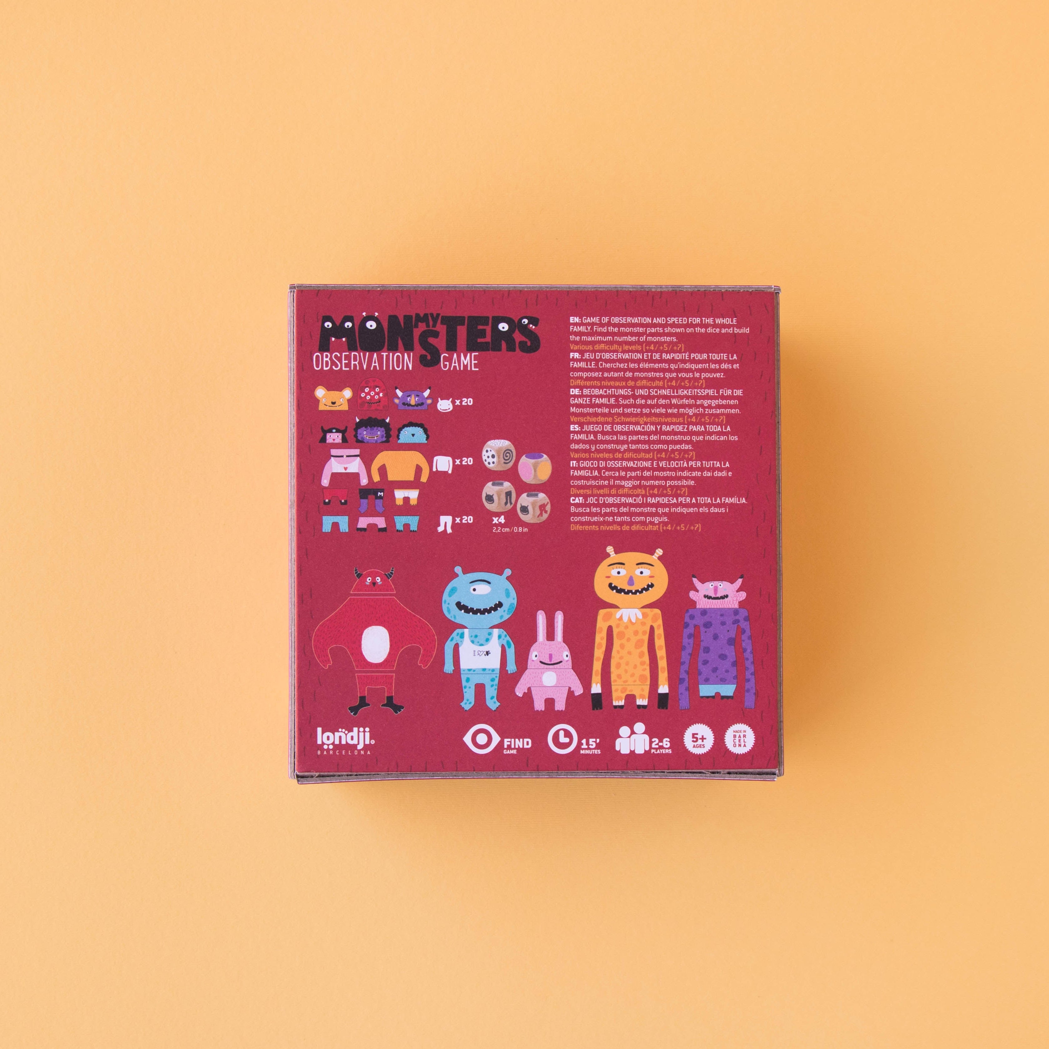 Box of Monster Makers craft kit on a gradient background