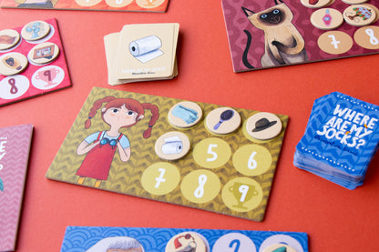Waar zijn mijn sokken? Bordspel