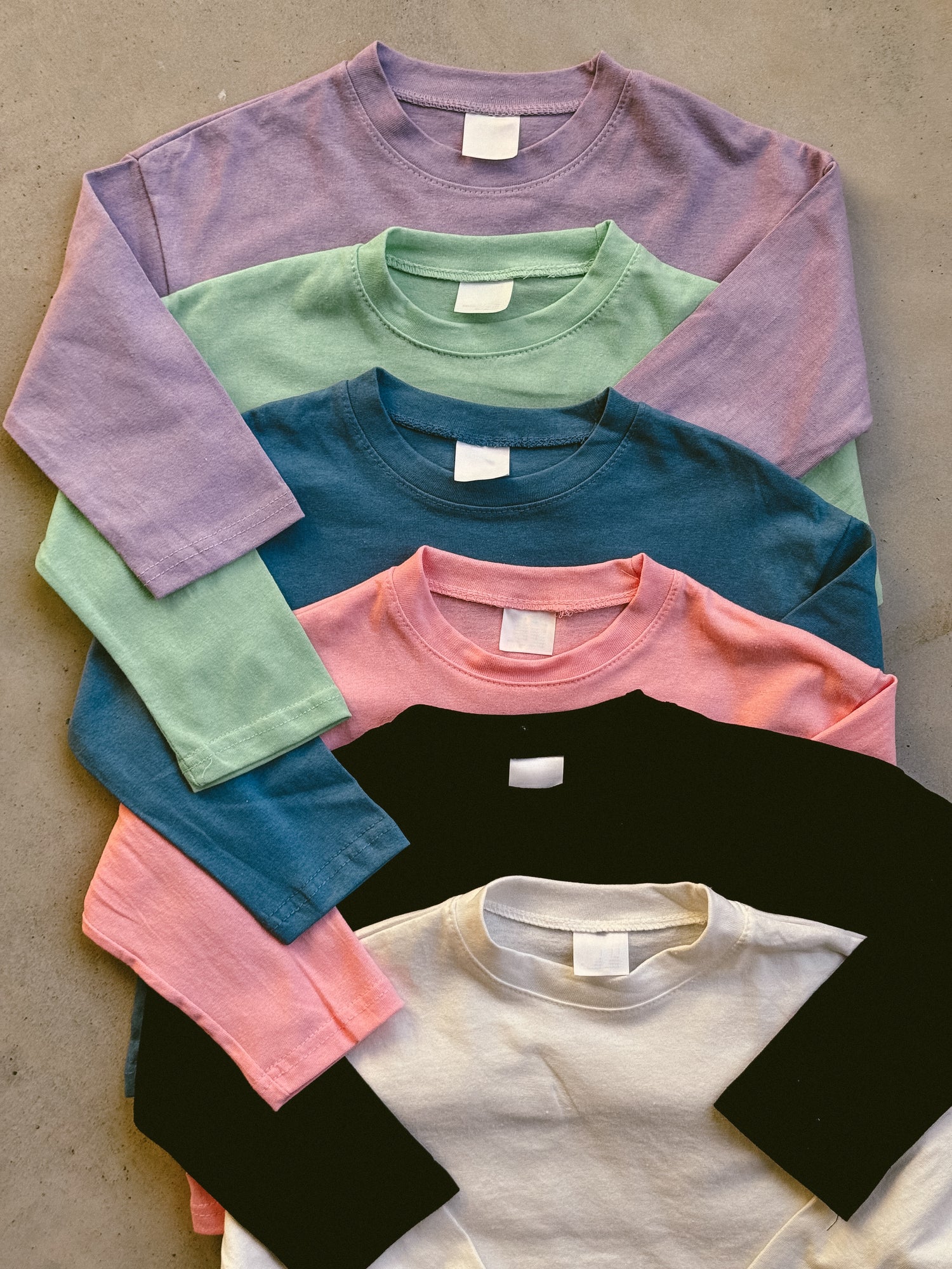 Basic Lowered shoulder Long-sleeve