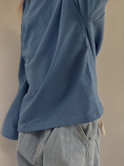 Basic Lowered shoulder Long-sleeve