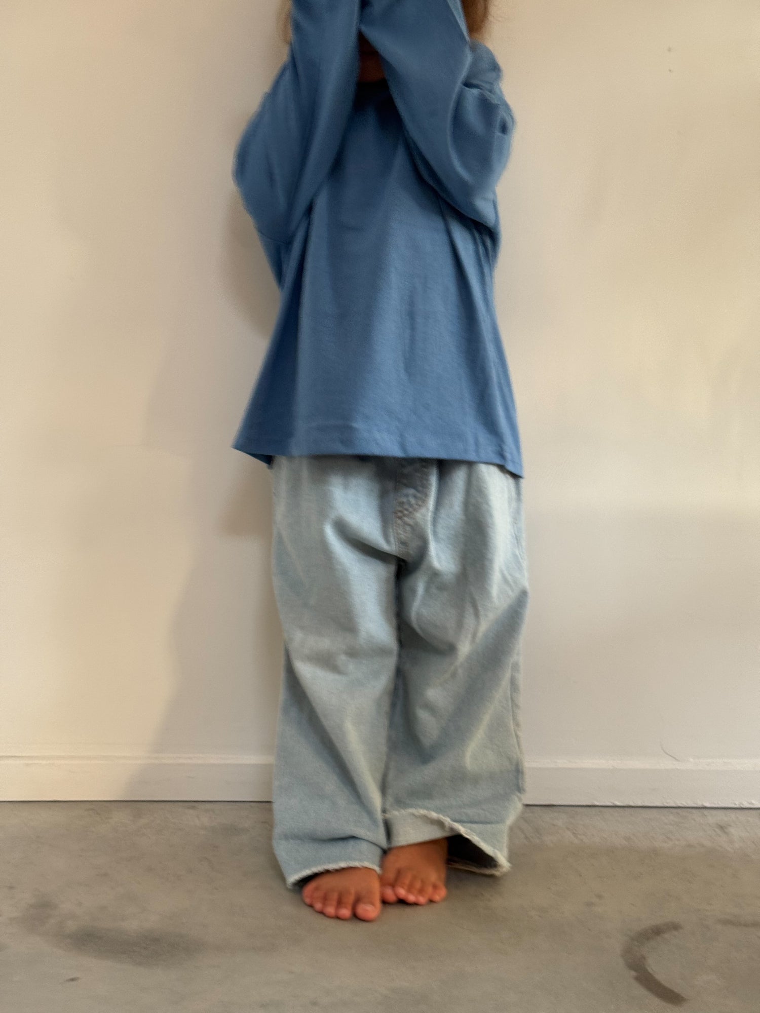 Basic Lowered shoulder Long-sleeve