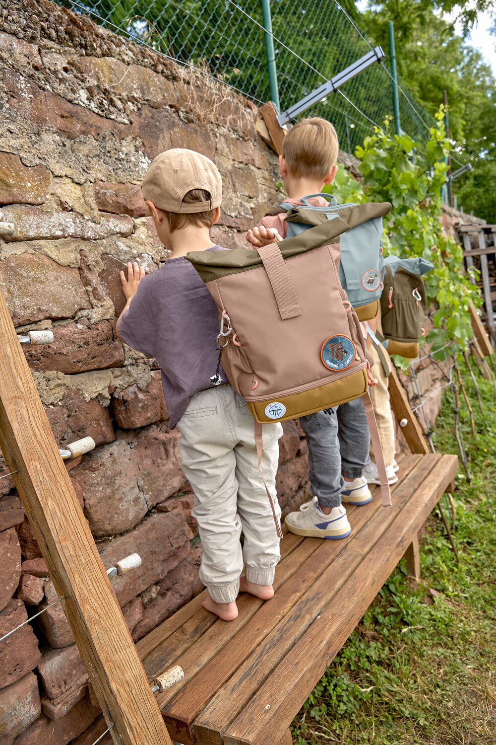 Mini Rolltop Backpack Nature hazelnut  - Bags &amp; Backpacks  - Everybody Amsterdam 