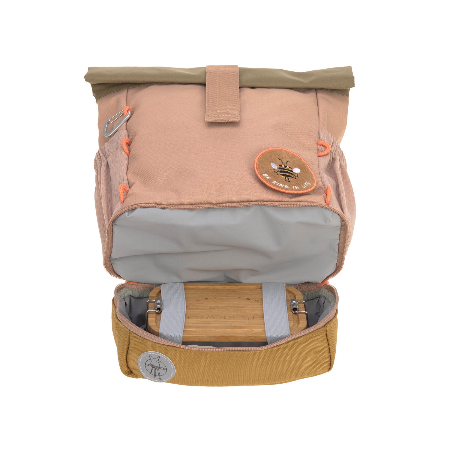 Mini Rolltop Backpack Nature hazelnut  - Bags &amp; Backpacks  - Everybody Amsterdam 