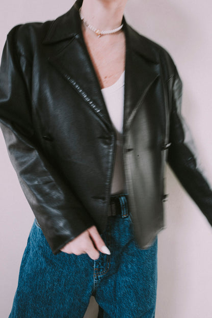 Noname Leather Vintage Blazer  - Vintage Blazers  - Everybody Amsterdam 