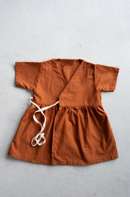 Yui Kimono Linen Cotton Dress  - Dresses  - Everybody Amsterdam 