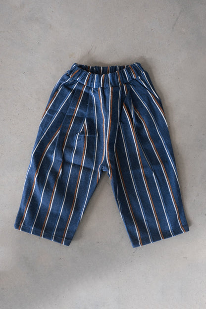 Oversized baggy striped denim pants for kids with relaxed fit and comfort, part of the Every.Body selection.