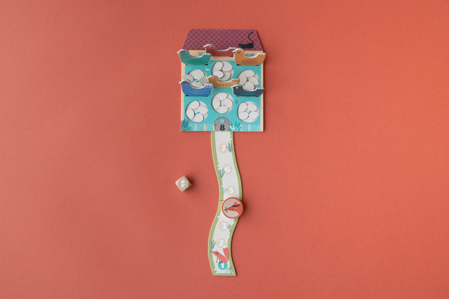 Cluck, Cluck! Der Fuchs! Pocket Board Game