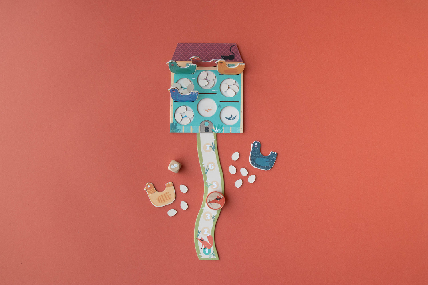 Cluck, Cluck! Der Fuchs! Pocket Board Game