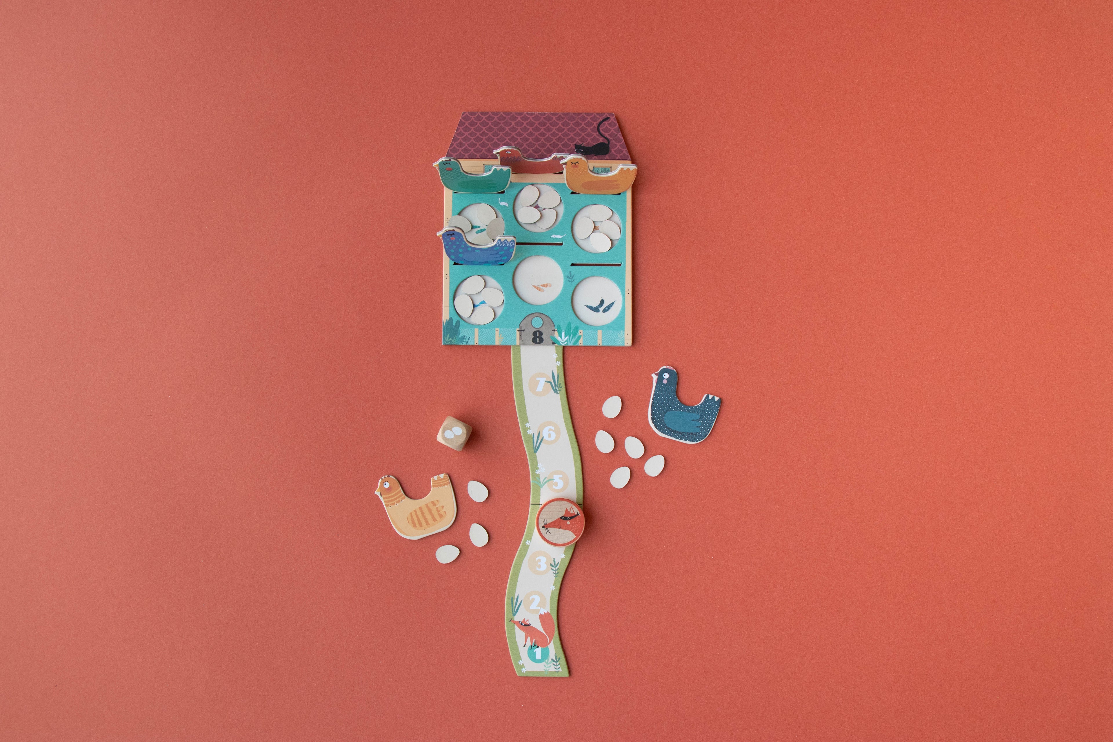 Cluck, Cluck! Der Fuchs! Pocket Board Game