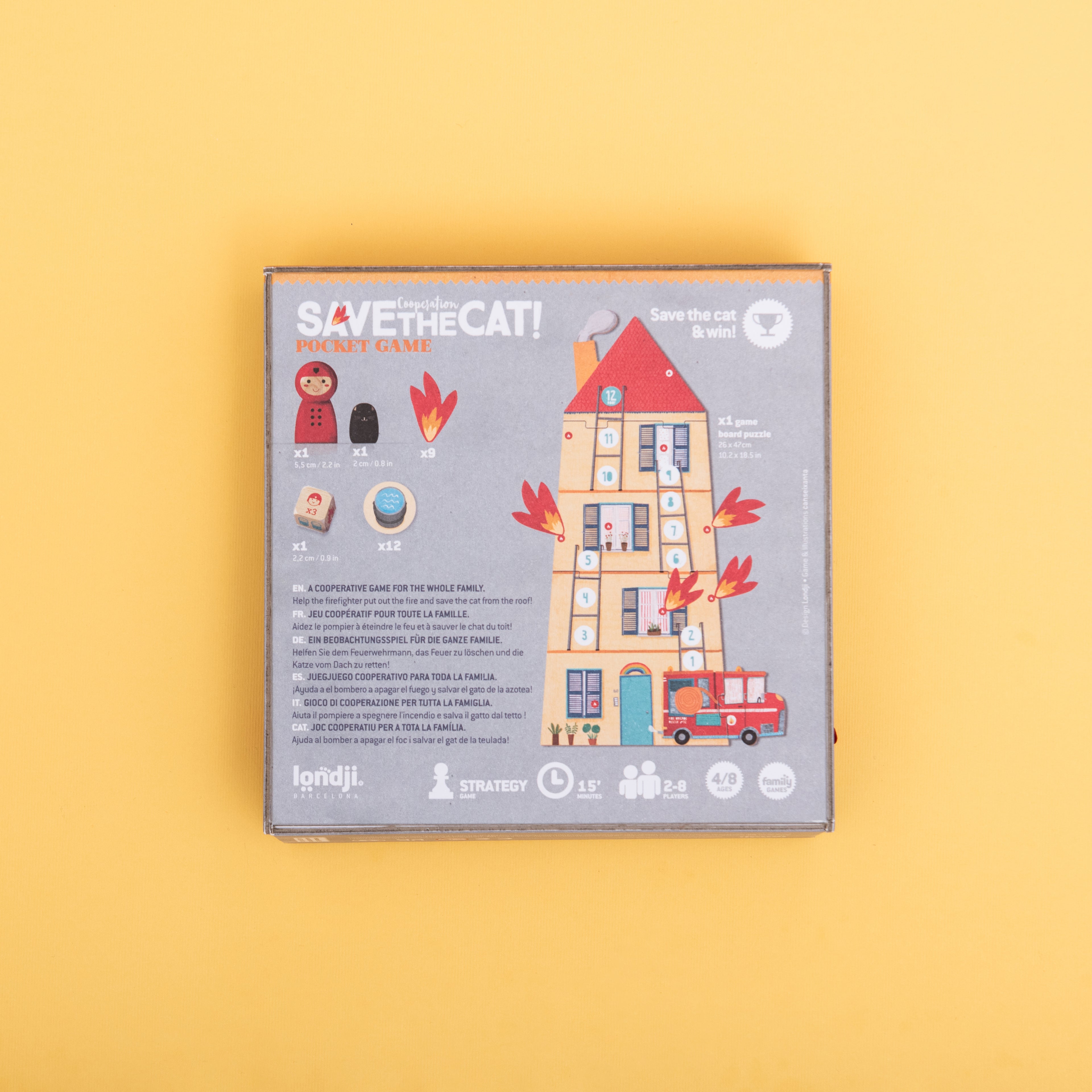 SAUVER LE CHAT Jeu de société de poche