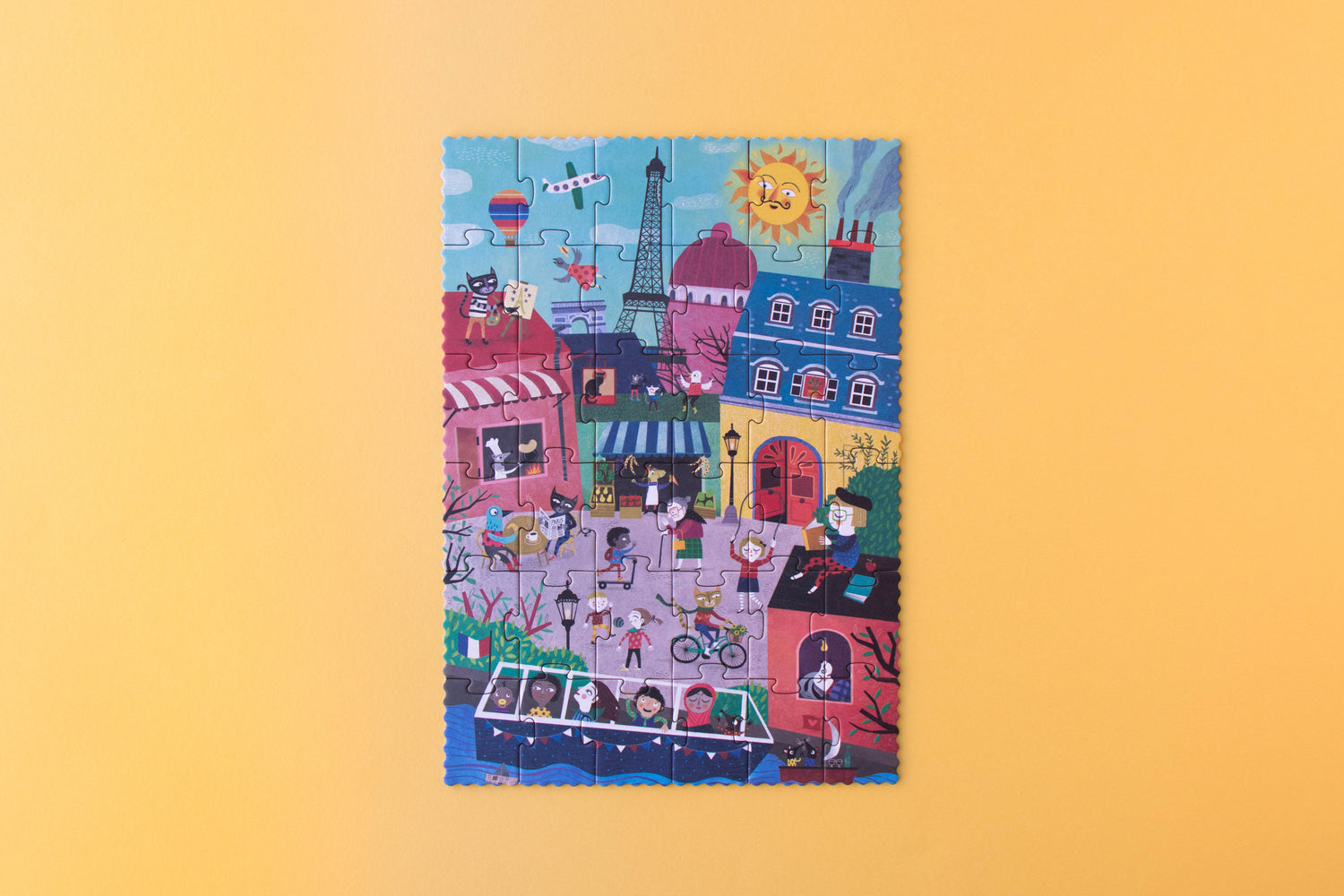 NACHT &amp;amp; DAG IN PARIJS Puzzelbordspel