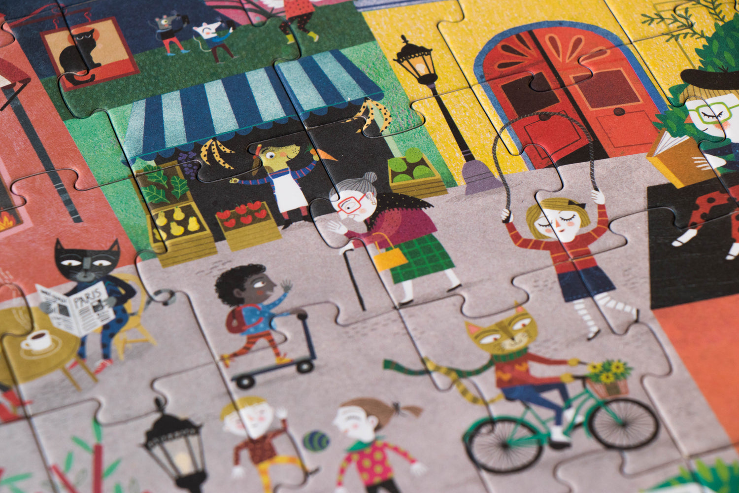 NACHT &amp;amp; DAG IN PARIJS Puzzelbordspel