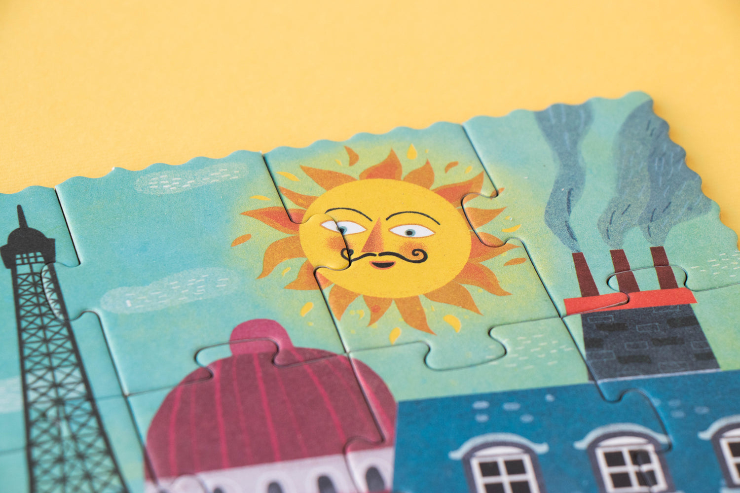 NACHT &amp;amp; DAG IN PARIJS Puzzelbordspel