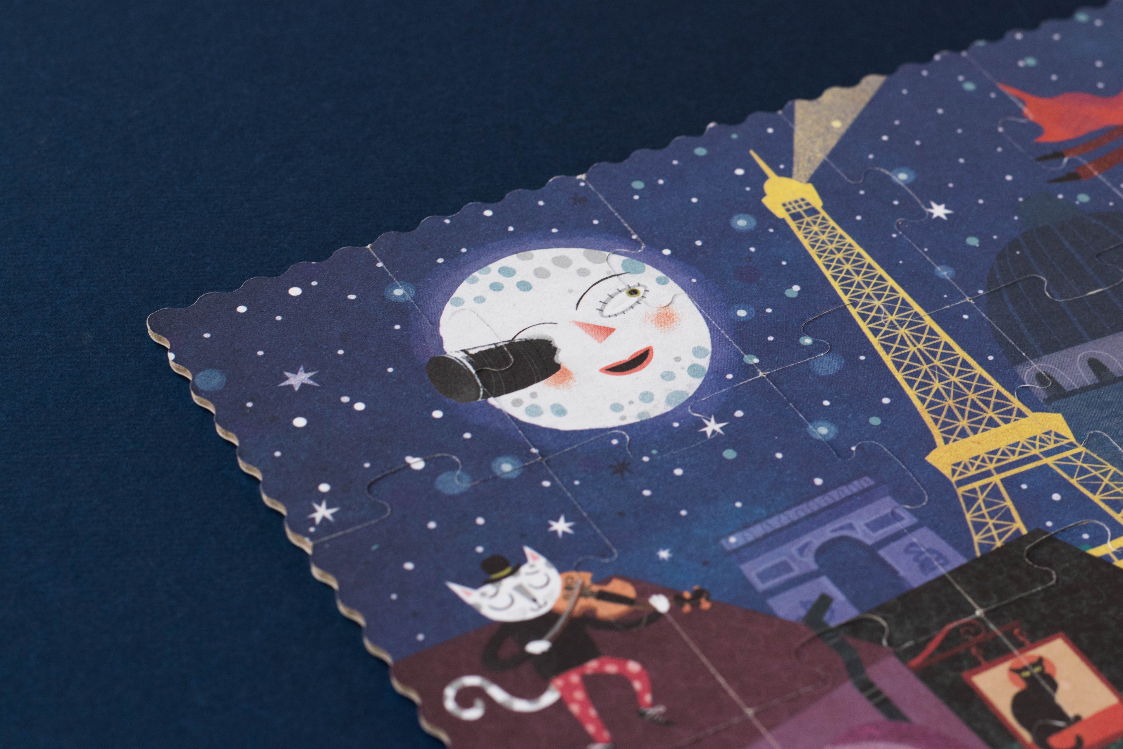 NACHT &amp;amp; DAG IN PARIJS Puzzelbordspel