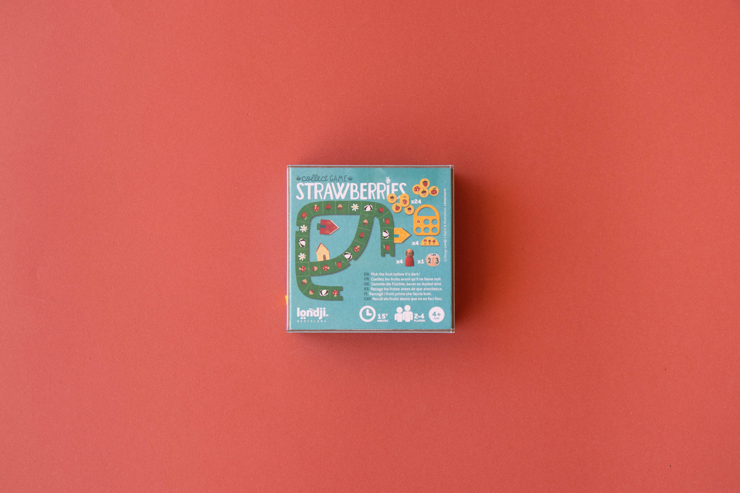 STRAWBERRIES Tiny Pocket Board Game