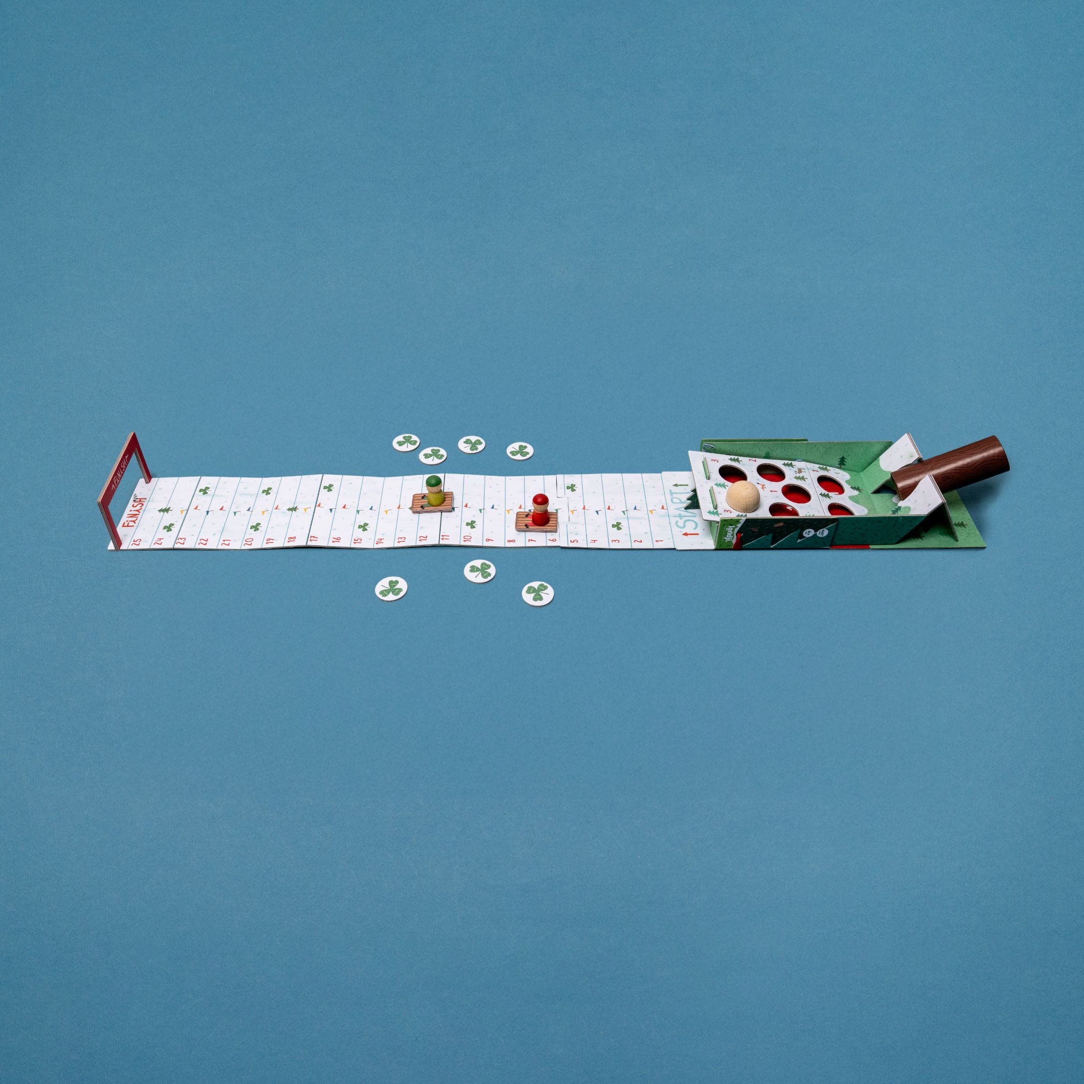 SNOW RACE Tiny Pocket Board Game
