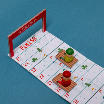 SNOW RACE Tiny Pocket Board Game