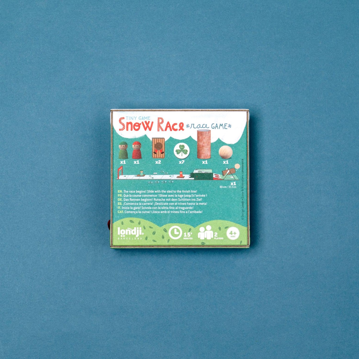 SNOW RACE Tiny Pocket Board Game