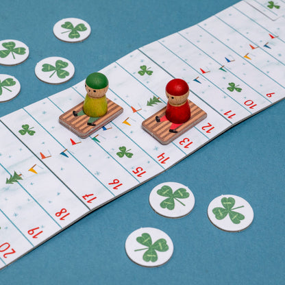 SNOW RACE Tiny Pocket Board Game