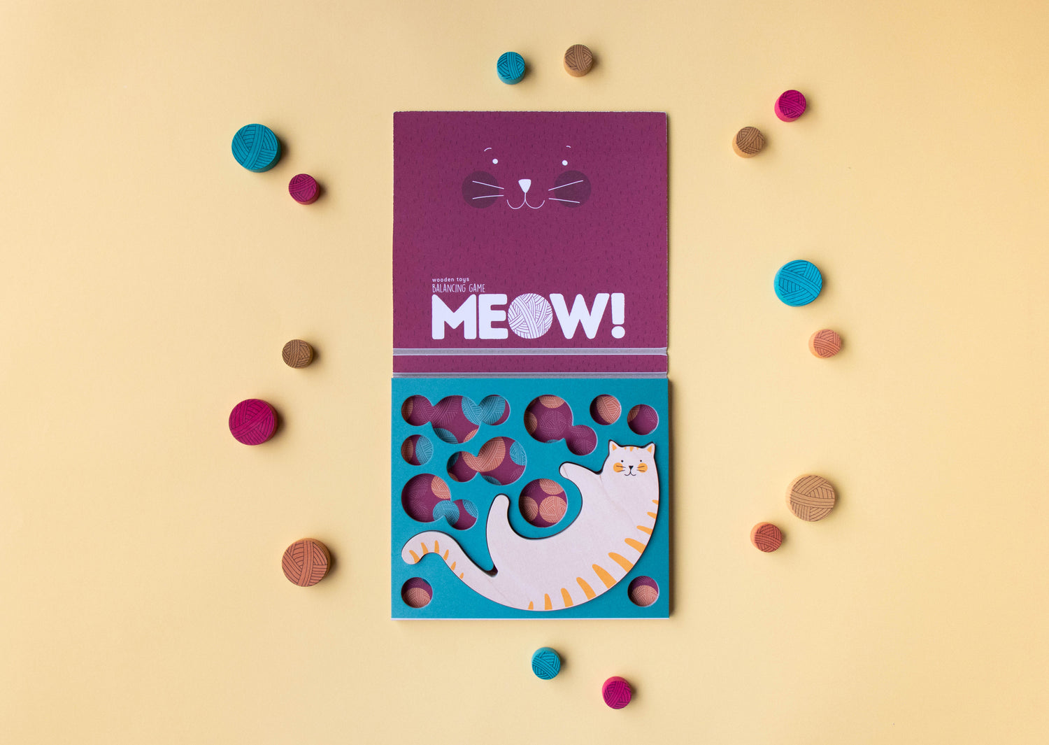 Meow! Balancerend bordspel