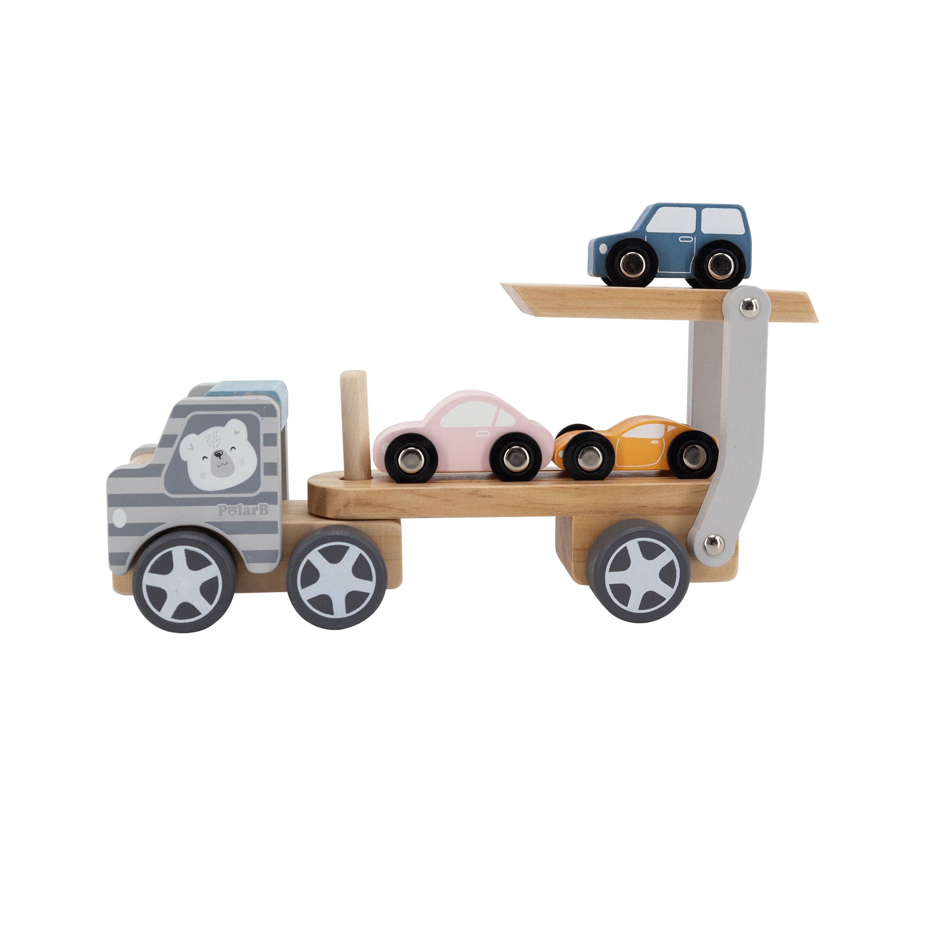 Car Carrier Wooden Toy (24M+) - Everybody Amsterdam