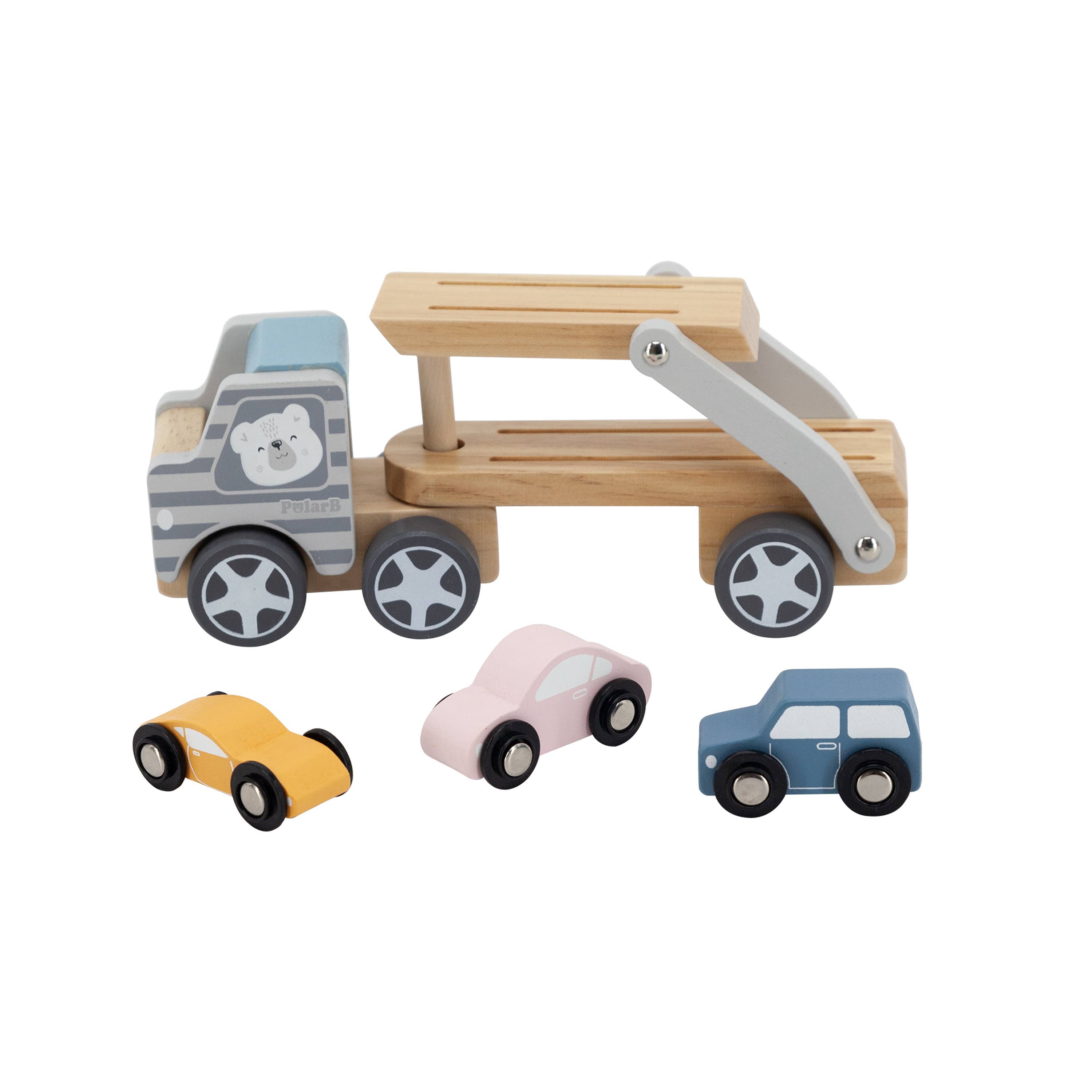 Car Carrier Wooden Toy (24M+) - Everybody Amsterdam