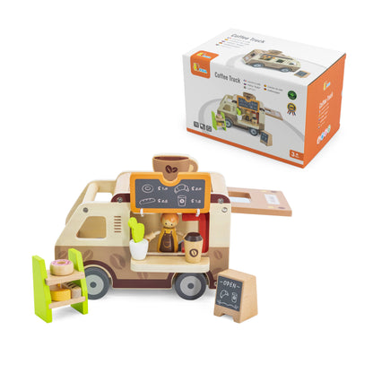 Coffee Truck Wooden Play set (3Y+) - Everybody Amsterdam