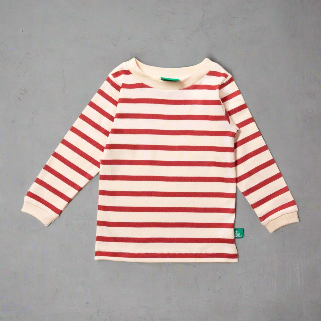 Stripes Forever Soft Red Long Sleeve T-Shirt  - T-shirts &amp; Long Sleeves  - Everybody Amsterdam 